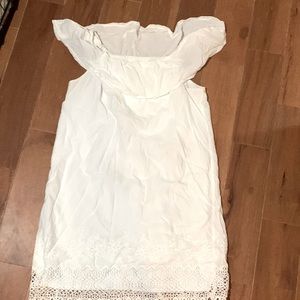 XL white summer dress